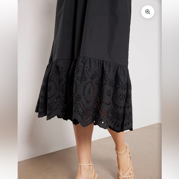Rails Black  Clementine Eyelet Midi Dress - Picture 3 of 10